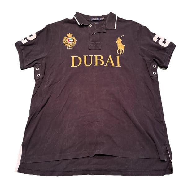 폴로 랄프로렌 두바이 빅포니 시티 시리즈 반팔 카라티 블랙