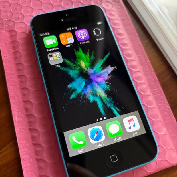 [5월6일 예약판매분] 아이폰 5c 블루 16기가 #9016