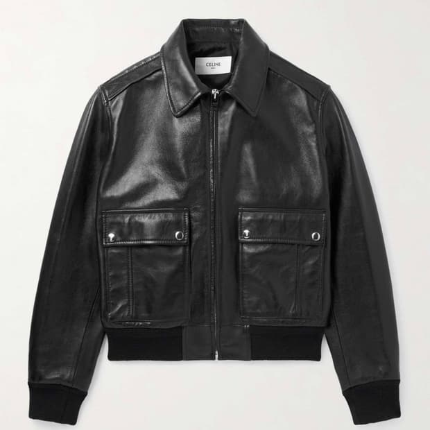 셀린느 23FW 에비에이터 가죽 자켓 54사이즈