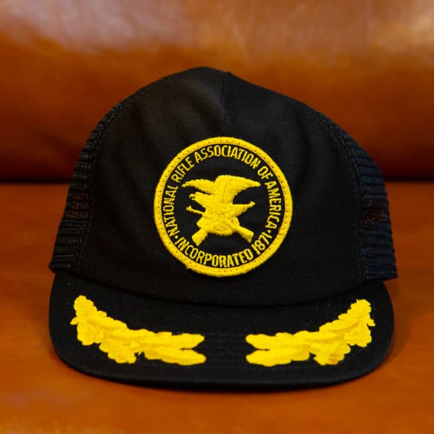 USA 생산 빈티지 트러커 캡 블랙