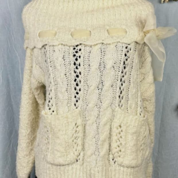 리즈리사 오프숄더 니트