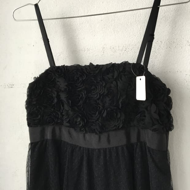 Flower point sleeveless onepiece