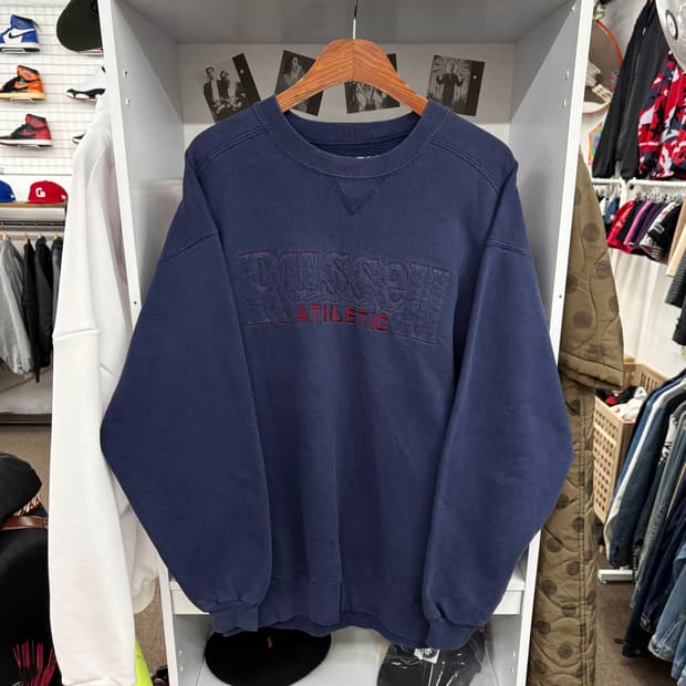 (XL) 90s 러셀 하이코튼 기모 맨투맨 made in USA