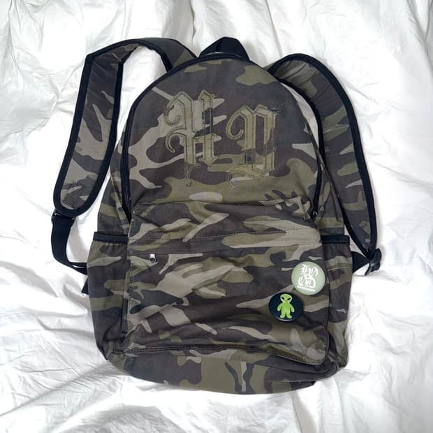 후드후드 카모 백팩