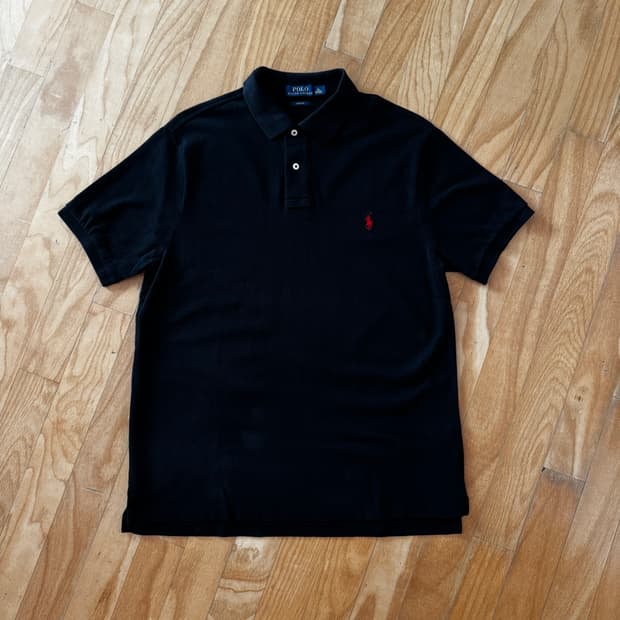 폴로 랄프로렌 카라티 슬림핏 블랙 XL