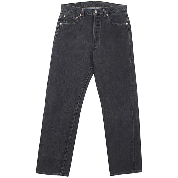 1995 USA 리바이스 501-0658 흑청 데님 팬츠 빈티지 미국제