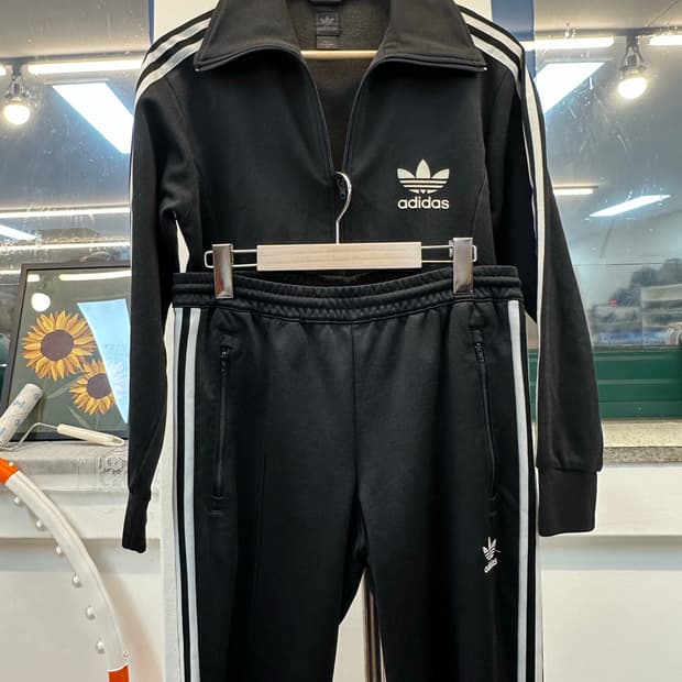 아디다스 져지 트레이닝 블랙 세트
