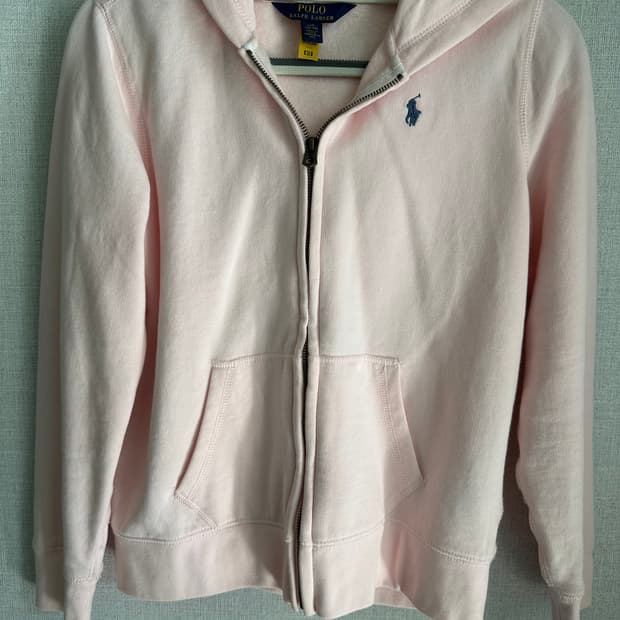 *유일매물* 정품 폴로 랄프로렌 베이비 핑크 후드집업