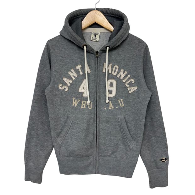 후아유 아치로고 후드집업