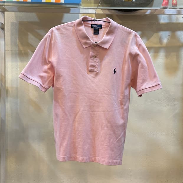 폴로 랄프로렌 분홍색 반팔 카라티
