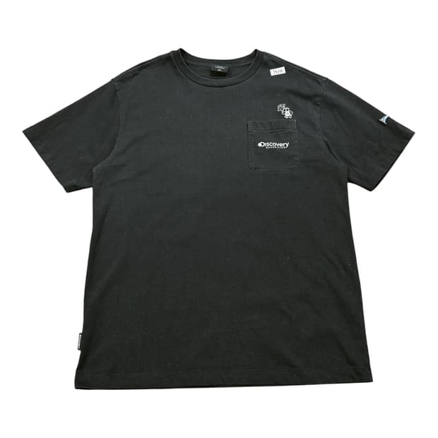 ✨ (만원 빈티지) 디스커버리 블랙 반팔티