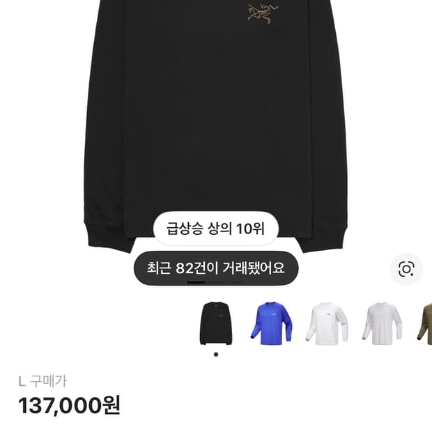 Arc'teryx Kragg Cotton LS T-Shirt 24K Bl