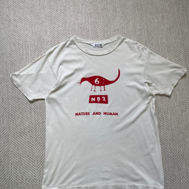 90s 이세이미야케 싱글스티치 반팔티셔츠