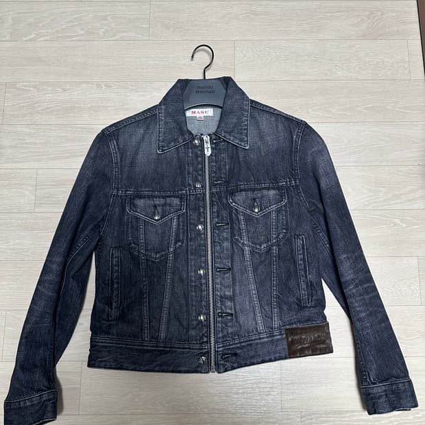 MASU faded denim truker jacket(46)