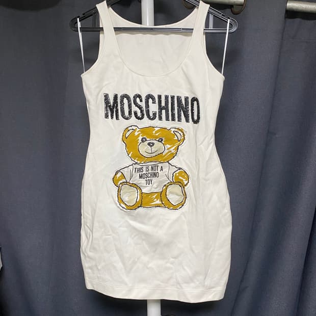 모스키노 테디베어 미니 드레스