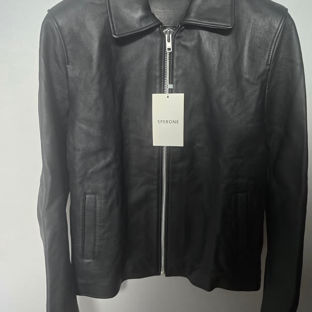[새상품] 스페로네 램스킨 양가죽 자켓 L