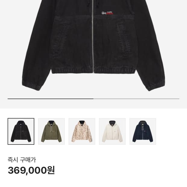 Stussy Insulated canvas work jacket