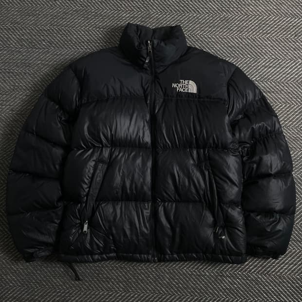 노스페이스 700눕시 다운 푸퍼 패딩 블랙o 3878
