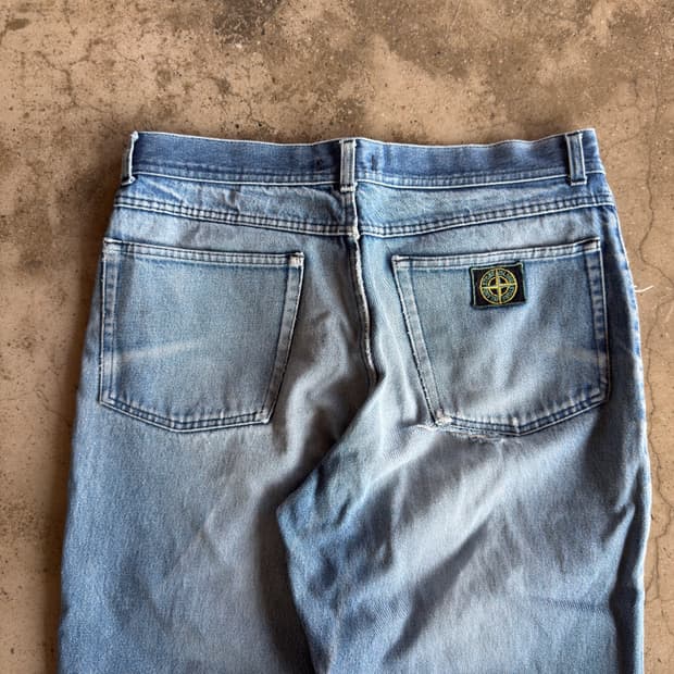 90s 스톤 아일랜드 green edge *rare