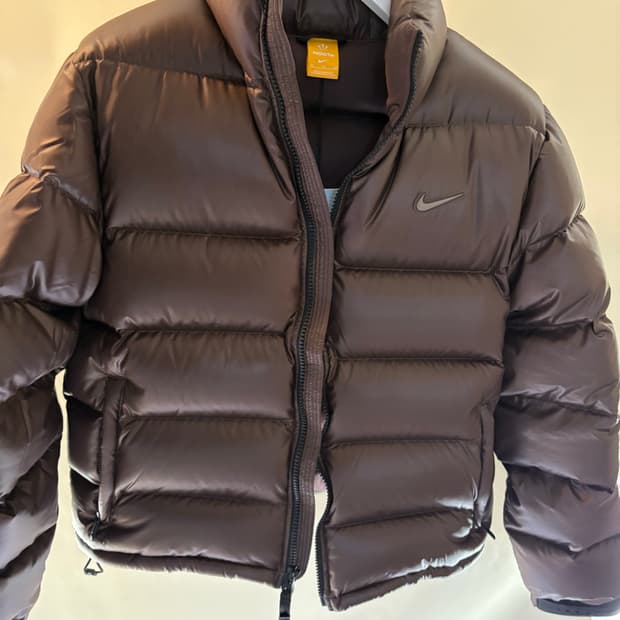 나이키x녹타 패딩 브라운 xl(아시아)