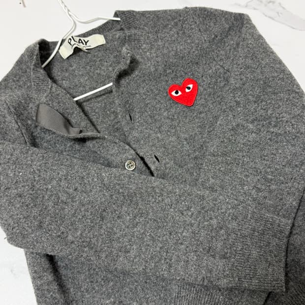 꼼데가르송 울니트가디건 S