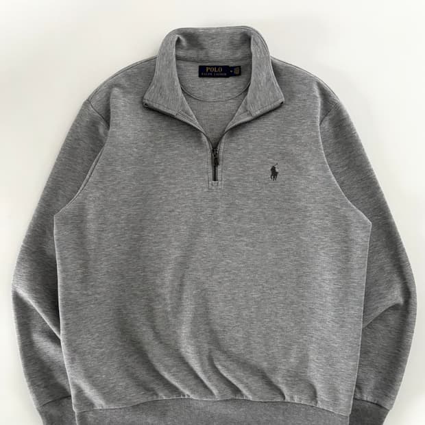 Polo 폴로 랄프로렌 신형 그레이 반집업 맨투맨