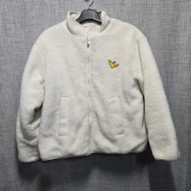 마크곤잘레스 화이트 후리스 집업 