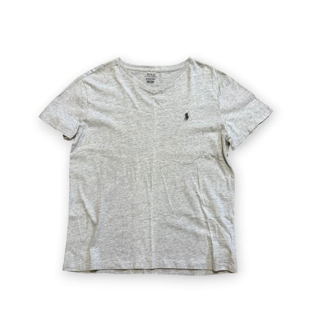 폴로 랄프로렌 그레이 컬러 브이넥 티셔츠