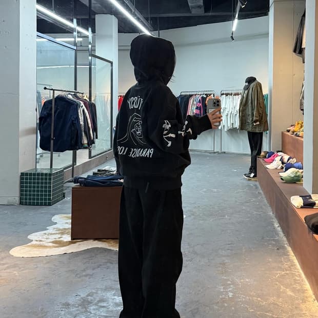 스투시 파라다이스 로스트 빅로고 후드티 H2025