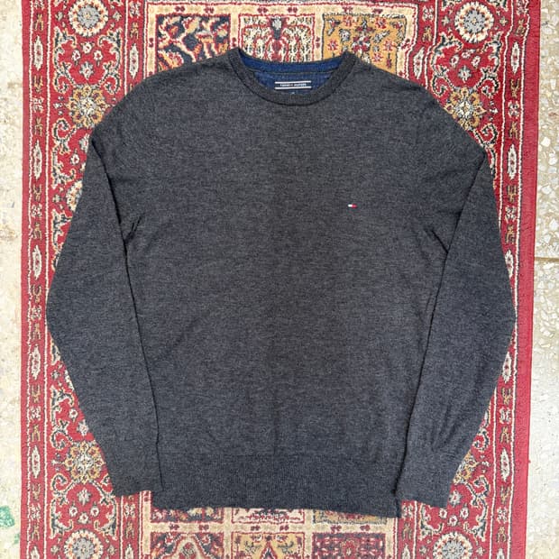 타미힐피거 워셔블 램스울 니트 [ 100 ]