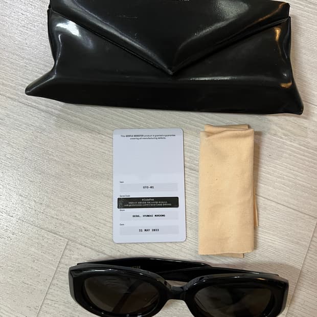 젠틀몬스터 OTO 01 블랙 선글라스 판매