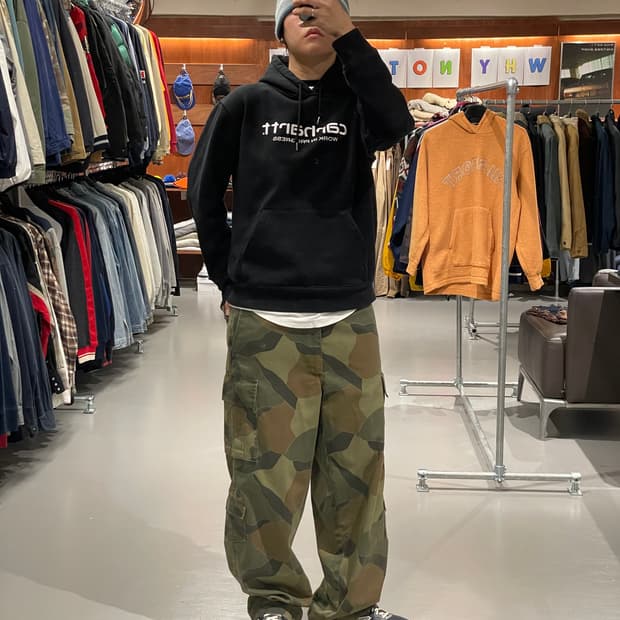 빈티지 카모플라주 카고 팬츠