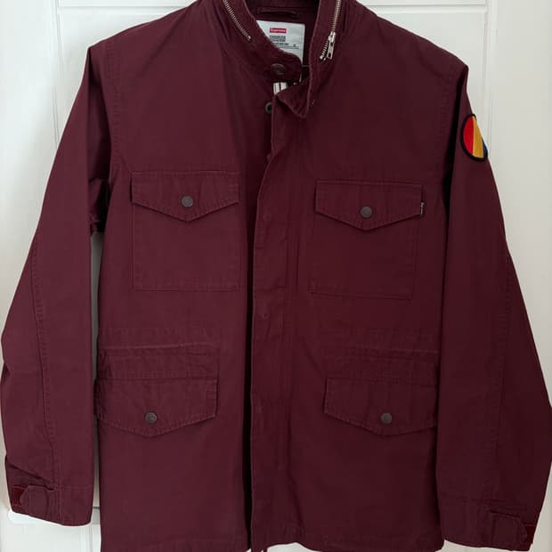 [M] 슈프림 M-65 자켓 버건디