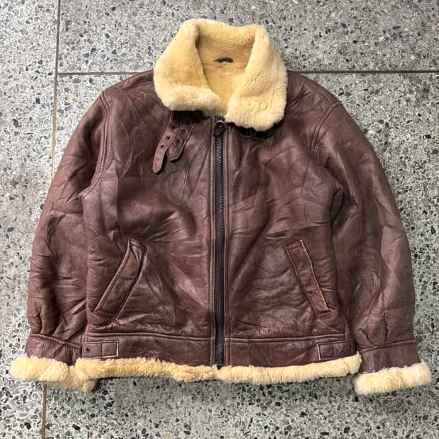 [L] Sawyer of Napa B3 무스탕 자켓