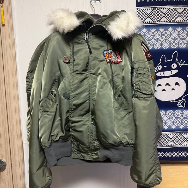 알파인더스트리(ALPHA INDUSTRIES)/n2b 자켓(L)