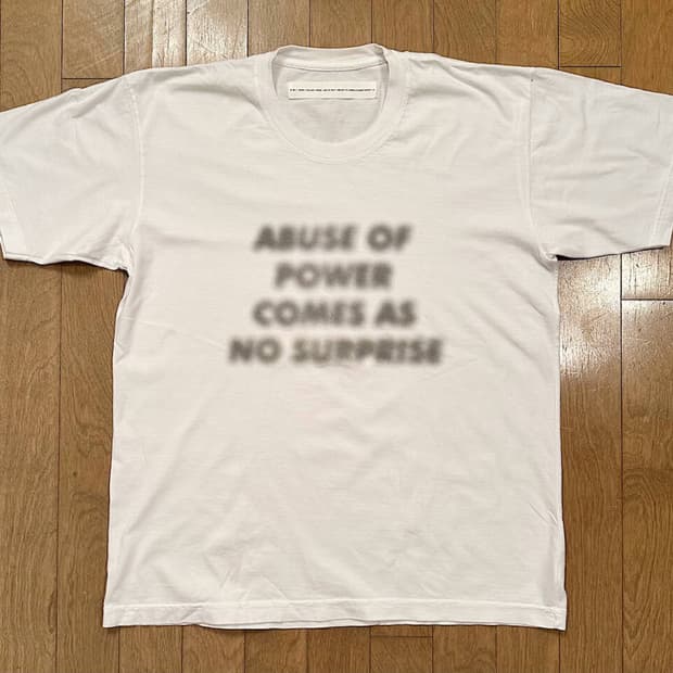 jenny holzer VIRGIL ABLOH 티셔츠 팝니다