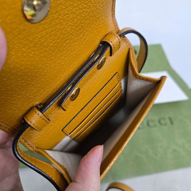 [보증서 정품] 구찌 카이 폰홀더백