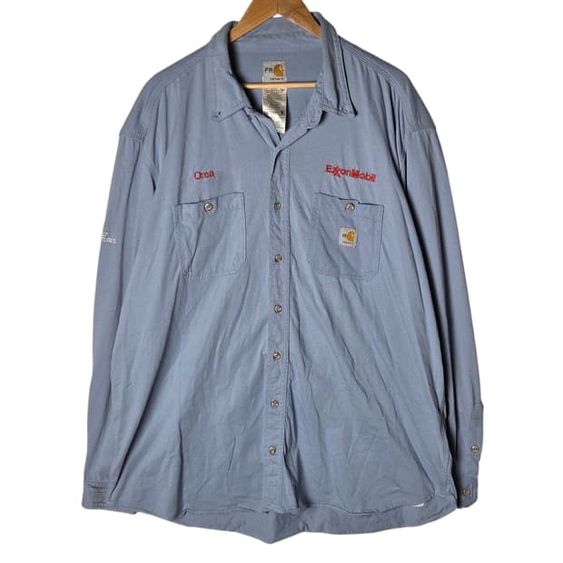 [Carhartt] 칼하트 레터링자수 투포켓 워크셔츠