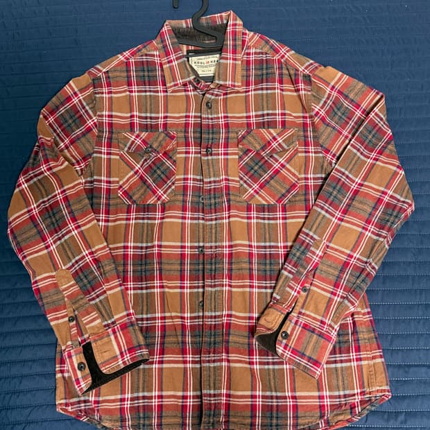 유럽 빈티지 Kool haas 체크 셔츠