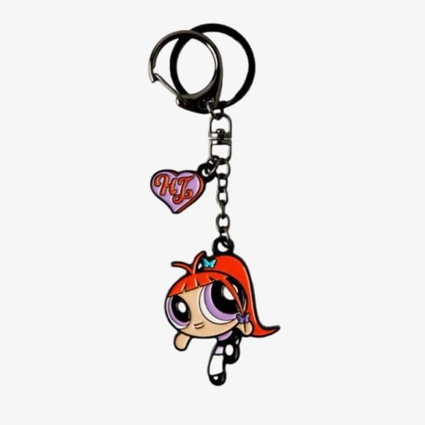 뉴진스 x 파워퍼프걸 메탈 키링 혜인