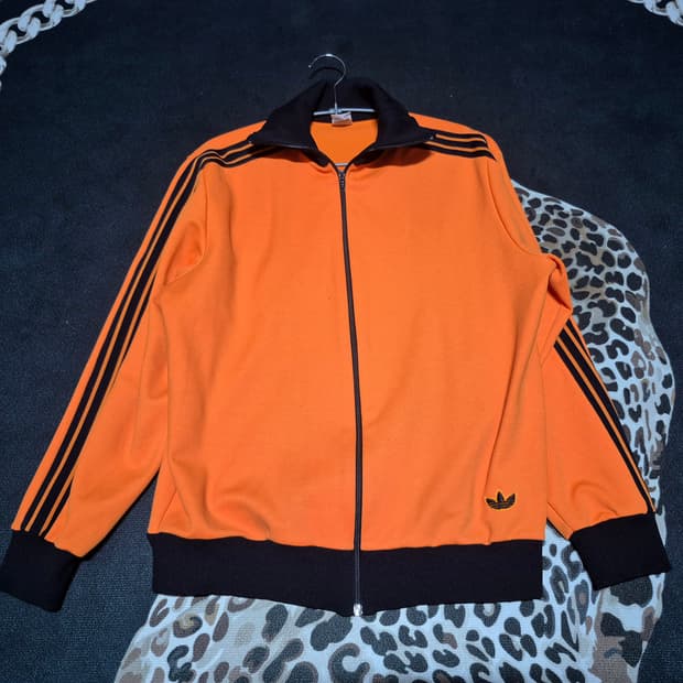 80's 아디다스 빈티지 서독제 고마츠 나나 져지 오렌지