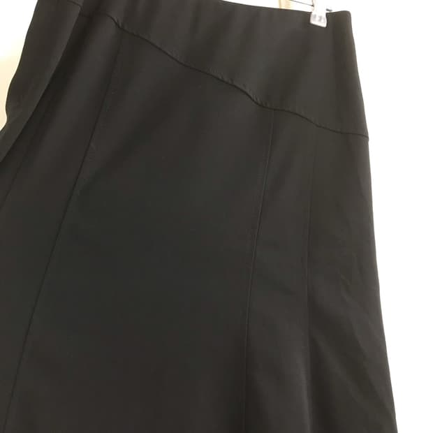 빈티지 언발 미디스커트