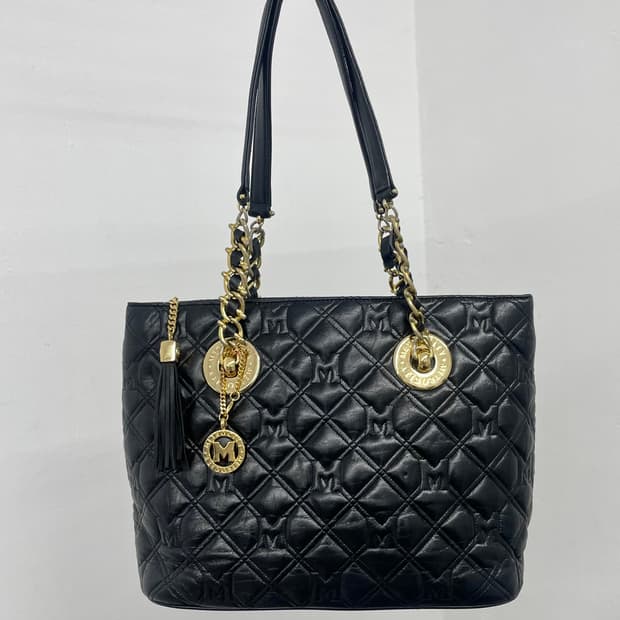 메트로시티 갸루 퀼팅 체인 태슬백 