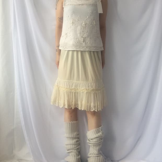 Beads embroidery  point sleeveless