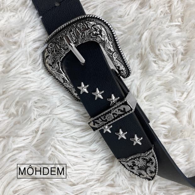 웨스턴 스타 스터드 벨트