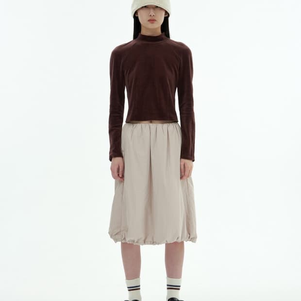 아모멘토 패디드 벌룬 스커트 padded balloon skirt