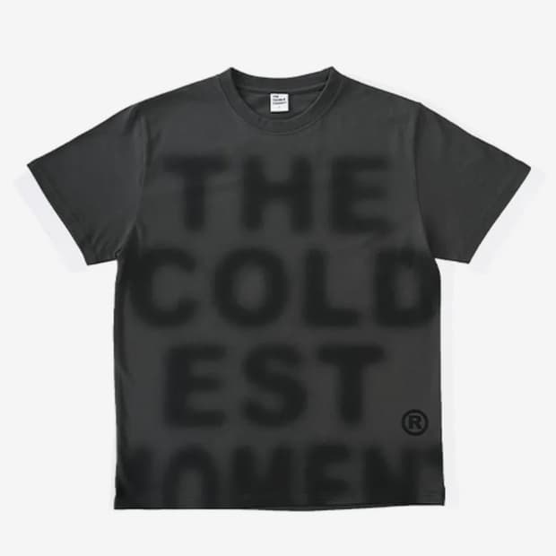 더콜디스트모먼트 TCM blur logo T (charcoal)