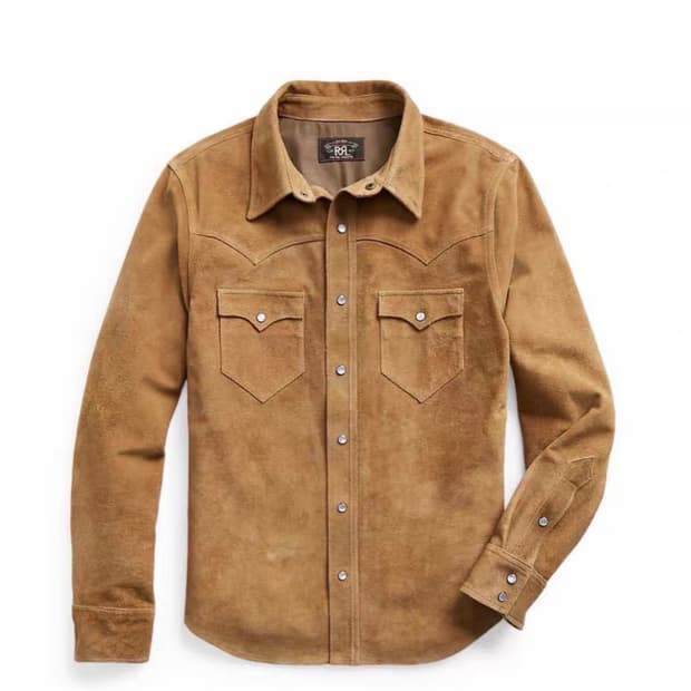 RRL 러프아웃 스웨이드셔츠자켓 S