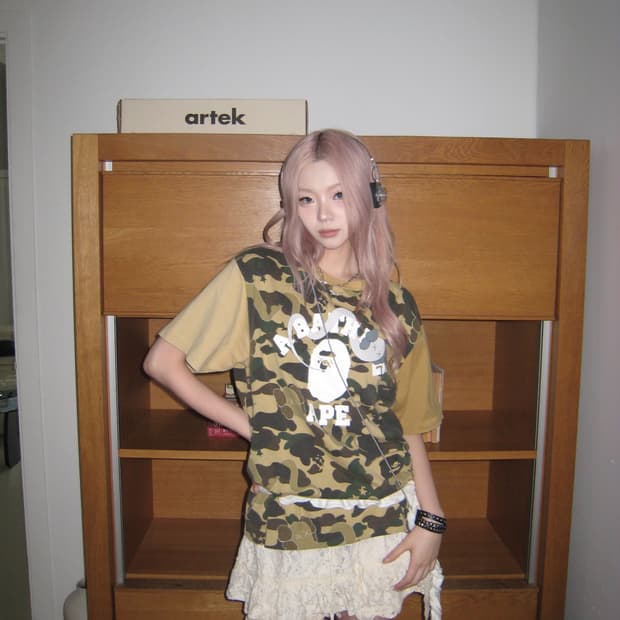 Bape 베이프 황계 카우스 컬리지