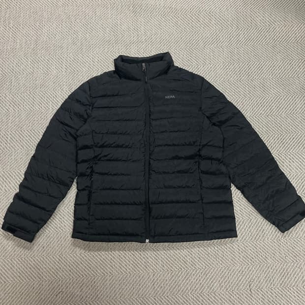 (105)NEPA 네파 블랙 덕다운 경량패딩